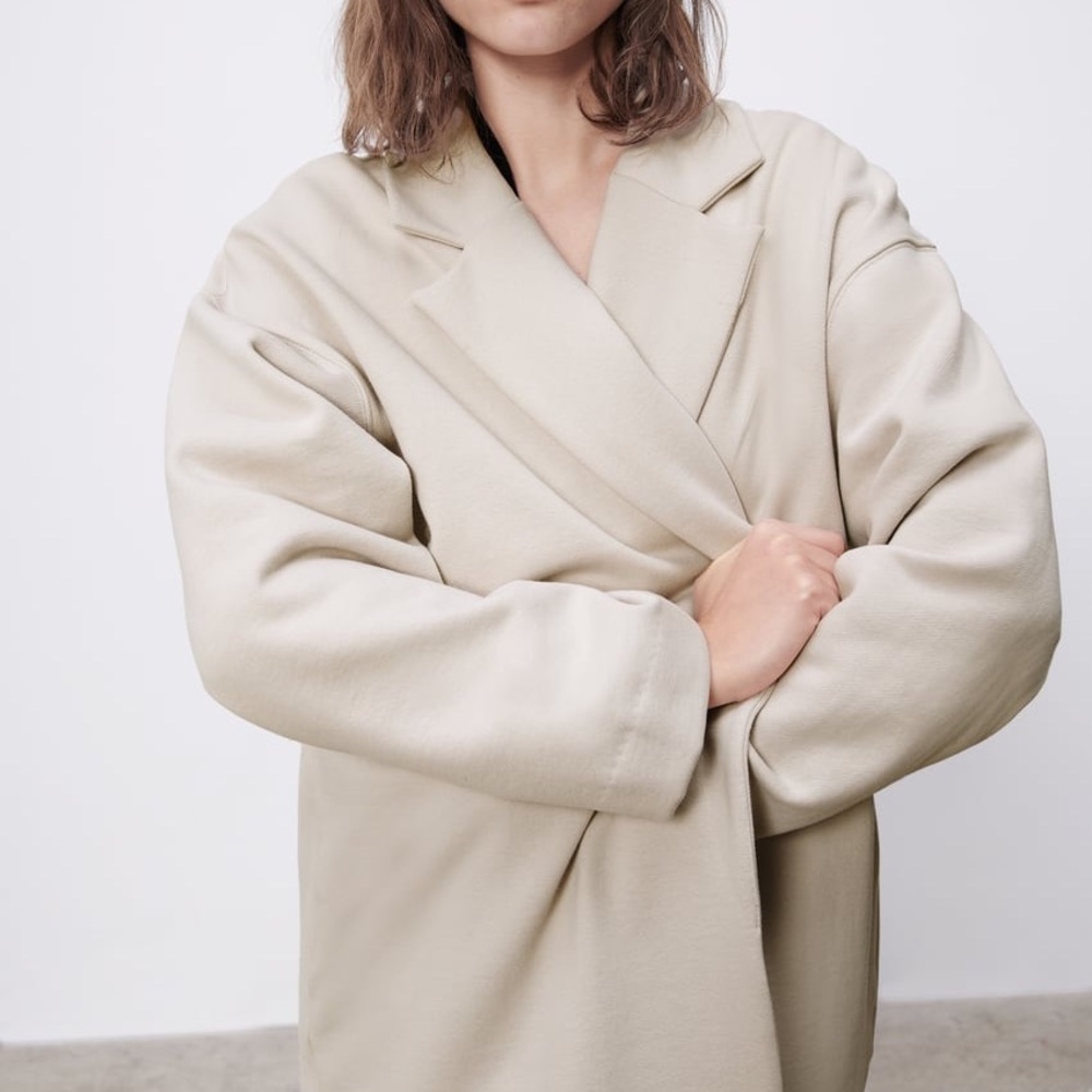 NWT Zara Women’s Lapel Collar With Pockets - Picture 5 of 8